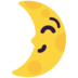 First Quarter Moon Face Emoji Copy Paste ― 🌛 - microsoft