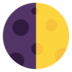 First Quarter Moon Emoji Copy Paste ― 🌓 - microsoft