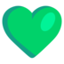 Green Heart Emoji Copy Paste ― 💚 - microsoft