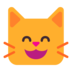 Grinning Cat With Smiling Eyes Emoji Copy Paste ― 😸 - microsoft