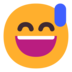 Grinning Face With Sweat Emoji Copy Paste ― 😅 - microsoft
