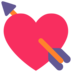 Heart With Arrow Emoji Copy Paste ― 💘 - microsoft