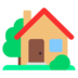House With Garden Emoji Copy Paste ― 🏡 - microsoft