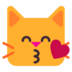 Kissing Cat Emoji Copy Paste ― 😽 - microsoft