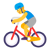 Man Biking Emoji Copy Paste ― 🚴‍♂ - microsoft