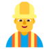 Man Construction Worker Emoji Copy Paste ― 👷‍♂ - microsoft
