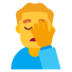 Man Facepalming Emoji Copy Paste ― 🤦‍♂ - microsoft