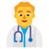 Man Health Worker Emoji Copy Paste ― 👨‍⚕ - microsoft