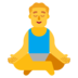 Man In Lotus Position Emoji Copy Paste ― 🧘‍♂ - microsoft