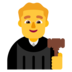 Man Judge Emoji Copy Paste ― 👨‍⚖ - microsoft