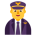 Man Pilot Emoji Copy Paste ― 👨‍✈ - microsoft