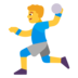 Man Playing Handball Emoji Copy Paste ― 🤾‍♂ - microsoft