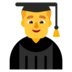 Man Student Emoji Copy Paste ― 👨‍🎓 - microsoft
