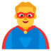 Man Superhero Emoji Copy Paste ― 🦸‍♂ - microsoft