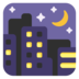 Night With Stars Emoji Copy Paste ― 🌃 - microsoft