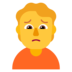 Person Frowning Emoji Copy Paste ― 🙍 - microsoft