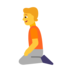 Person Kneeling Emoji Copy Paste ― 🧎 - microsoft