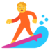 Person Surfing Emoji Copy Paste ― 🏄 - microsoft