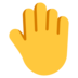 Raised Back Of Hand Emoji Copy Paste ― 🤚 - microsoft
