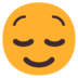 Relieved Face Emoji Copy Paste ― 😌 - microsoft