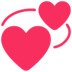 Revolving Hearts Emoji Copy Paste ― 💞 - microsoft