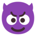Smiling Face With Horns Emoji Copy Paste ― 😈 - microsoft