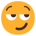 Smirking Face Emoji Copy Paste ― 😏 - microsoft