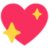 Sparkling Heart Emoji Copy Paste ― 💖 - microsoft
