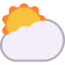 Sun Behind Cloud Emoji Copy Paste ― ⛅ - microsoft