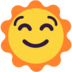 Sun With Face Emoji Copy Paste ― 🌞 - microsoft