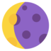 Waning Crescent Moon Emoji Copy Paste ― 🌘 - microsoft