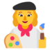 Woman Artist Emoji Copy Paste ― 👩‍🎨 - microsoft