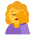 Woman Facepalming Emoji Copy Paste ― 🤦‍♀ - microsoft