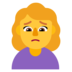 Woman Frowning Emoji Copy Paste ― 🙍‍♀ - microsoft