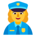 Woman Police Officer Emoji Copy Paste ― 👮‍♀ - microsoft