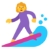 Woman Surfing Emoji Copy Paste ― 🏄‍♀ - microsoft