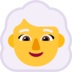 Woman: White Hair Emoji Copy Paste ― 👩‍🦳 - microsoft