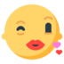Face Blowing A Kiss Emoji Copy Paste ― 😘 - mozilla