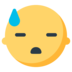 Downcast Face With Sweat Emoji Copy Paste ― 😓 - mozilla