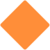 Large Orange Diamond Emoji Copy Paste ― 🔶 - mozilla