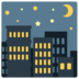 Night With Stars Emoji Copy Paste ― 🌃 - mozilla