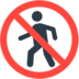 No Pedestrians Emoji Copy Paste ― 🚷 - mozilla