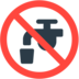 Non-potable Water Emoji Copy Paste ― 🚱 - mozilla