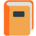 Orange Book Emoji Copy Paste ― 📙 - mozilla