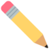 Pencil Emoji Copy Paste ― ✏️ - mozilla