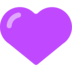 Purple Heart Emoji Copy Paste ― 💜 - mozilla