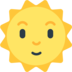 Sun With Face Emoji Copy Paste ― 🌞 - mozilla