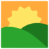 Sunrise Over Mountains Emoji Copy Paste ― 🌄 - mozilla