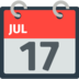 Tear-off Calendar Emoji Copy Paste ― 📆 - mozilla
