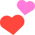 Two Hearts Emoji Copy Paste ― 💕 - mozilla
